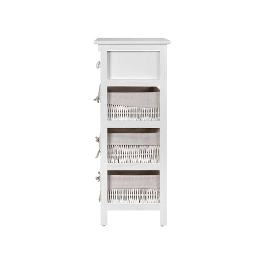 Artiss 3 Basket Storage Drawers - White - Delldesign Living - Furniture > Bedroom - free-shipping, hamptons