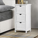 Artiss Bedside Table - White - Delldesign Living - Furniture > Bedroom - free-shipping, hamptons