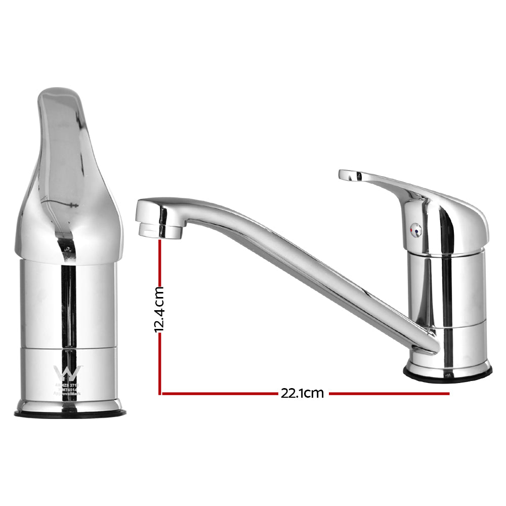 Cefito Basin Mixer Tap - Silver - Delldesign Living - Home & Garden > DIY - free-shipping