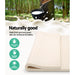 Giselle Bedding Pure Natural Latex Mattress Topper 7 Zone 5cm Queen - Delldesign Living - Home & Garden > Bedding - free-shipping