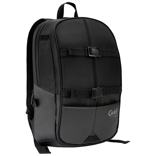 Targus 15.6' Grid Essentials High-Impact Protection Backpack - Black - Delldesign Living - Home & Garden > Travel - 
