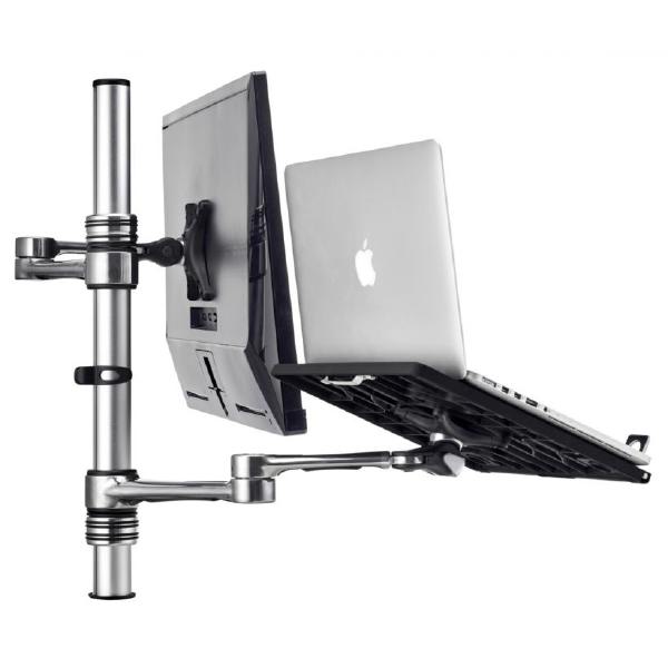 Atdec Notebook monitor arm combo mount - Silver - Delldesign Living - Electronics > Computer Accessories - free-shipping