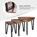 Vintage Nesting Coffee Table Set of 3 - Delldesign Living - Furniture > Living Room - free-shipping