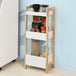 3-Tier White Storage Bathroom Shelf - Delldesign Living - Home & Garden > Storage - free-shipping, hamptons