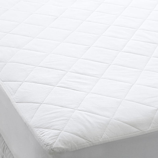 Dreamaker Thermaloft Cotton Covered Fitted Mattress Protector King Single Bed - Delldesign Living - Home & Garden > Bedding - free-shipping