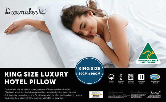 Dreamaker King Size Pillow - Delldesign Living - Home & Garden > Bedding - free-shipping