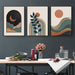 60cmx90cm Abstract Dark Green 3 Sets Black Frame Canvas Wall Art - Delldesign Living - Home & Garden > Wall Art - free-shipping
