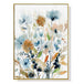 60cmx90cm Colourful Floras Watercolour style I Gold Frame Canvas Wall Art - Delldesign Living - Home & Garden > Wall Art - free-shipping