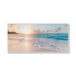 50cmx100cm Ocean and Beach White Frame Canvas - Delldesign Living - Home & Garden > Wall Art - free-shipping