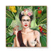 60cmx60cm Self Portrait by Frida Kahlo Wood Frame Canvas Wall Art - Delldesign Living - Home & Garden > Wall Art - free-shipping