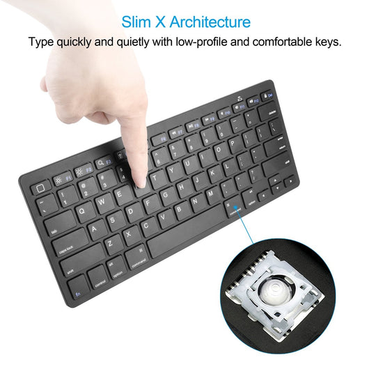 CHOETECH BH-006 Ultra Slim Wireless Bluetooth Keyboard - Delldesign Living - Electronics > Computer Accessories - free-shipping