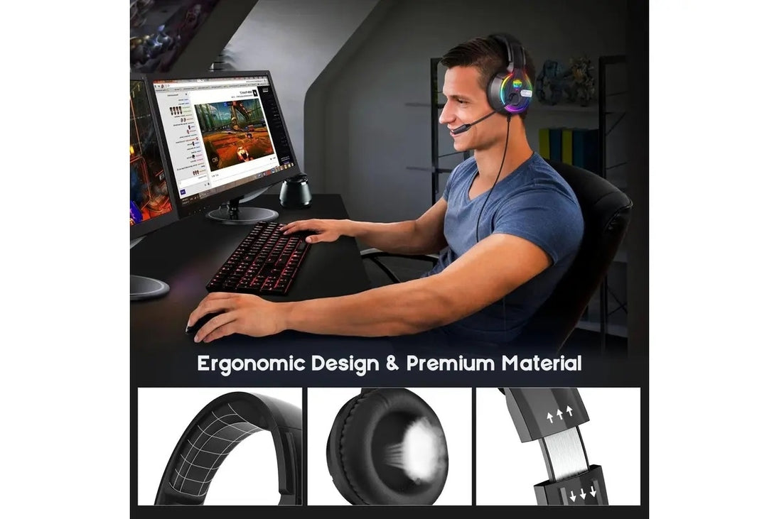 SoulBytes S19 RGB Gaming Headphones - Delldesign Living - Electronics > Computer Accessories - free-shipping