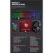 T-Wolf TF400 4-pcs Rainbow Keyboard/Mouse/Headphone/Mouse Pad Kit Set - Delldesign Living - Electronics > Computer Accessories - free-shipping