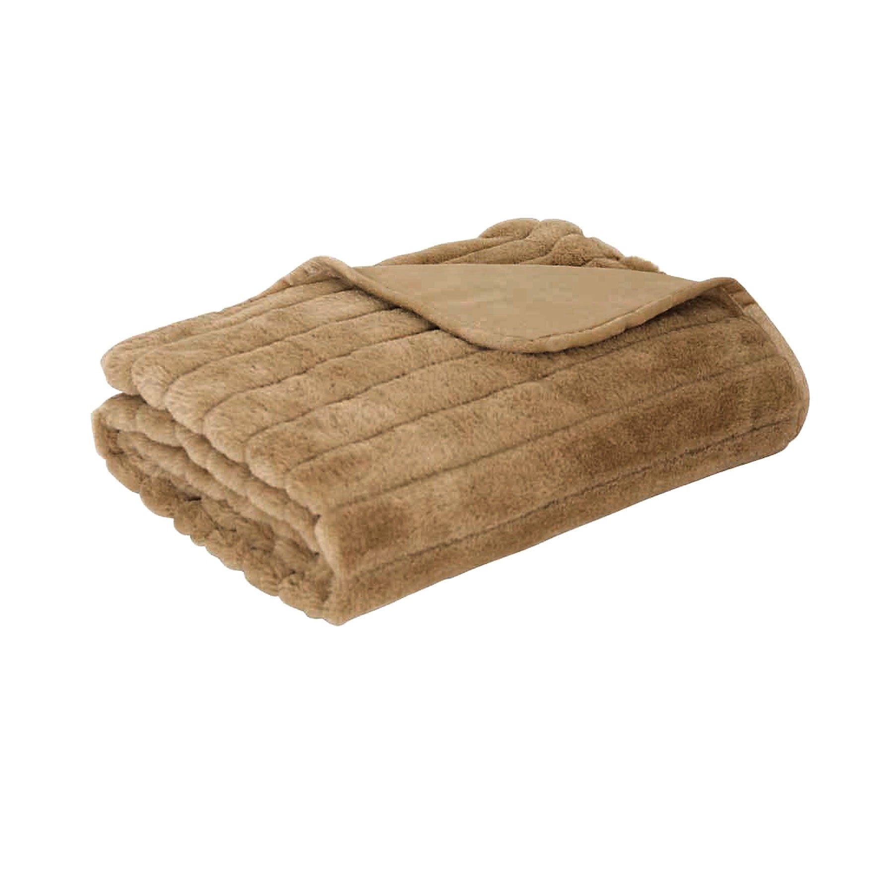 Baw Baw Plush Throw Champagne (Latte)