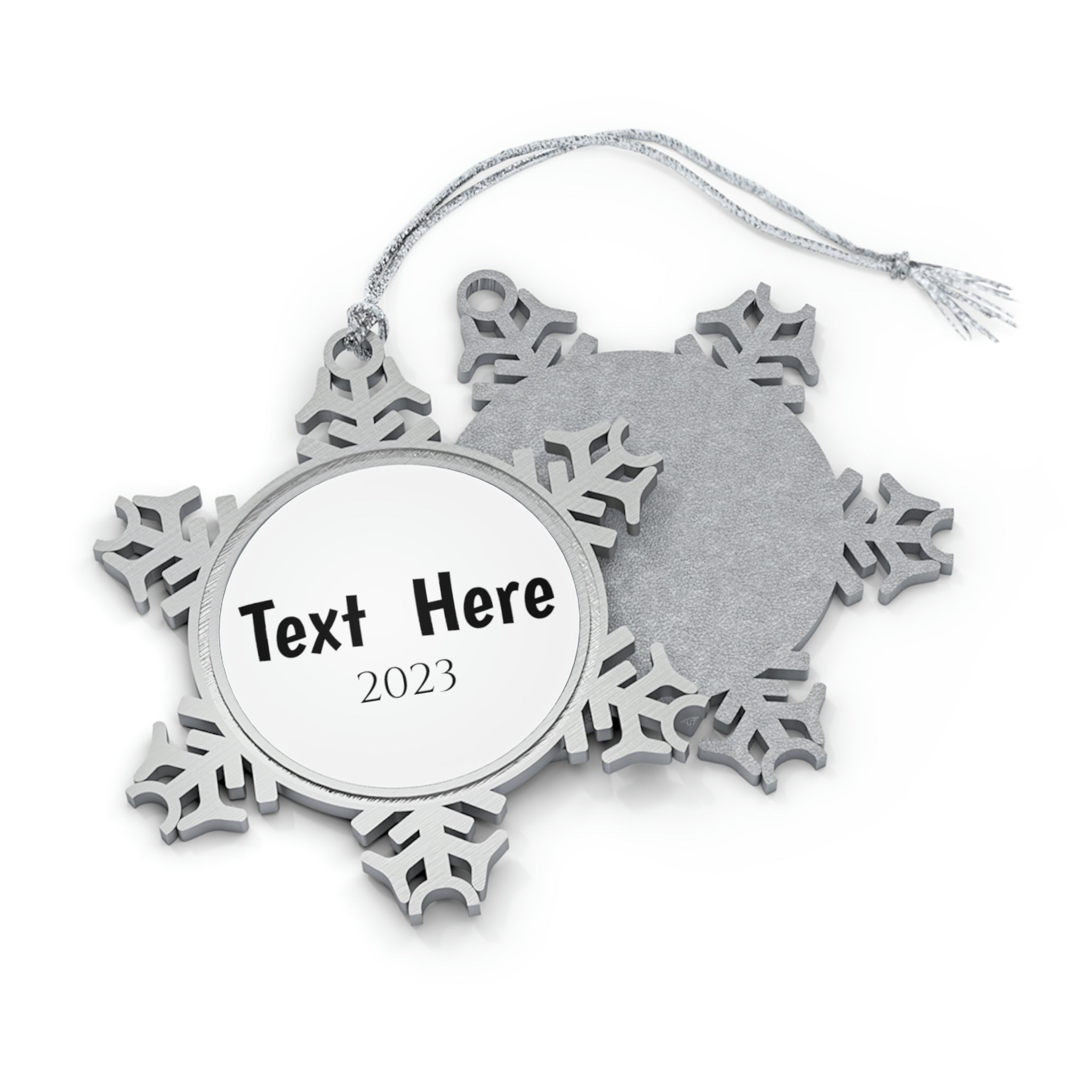 Custom Name Snowflake Ornament